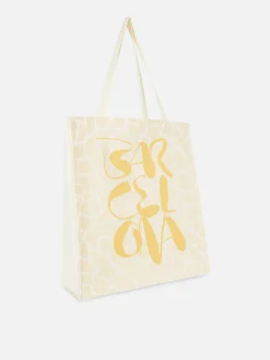 Bolso Tote De Lona Urbano