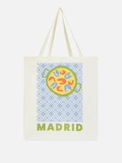 Bolso Tote De Lona Urbano