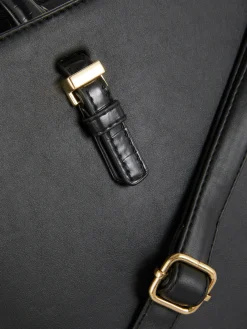 Bolso Tote De Mano De Piel Sintética Extraíble