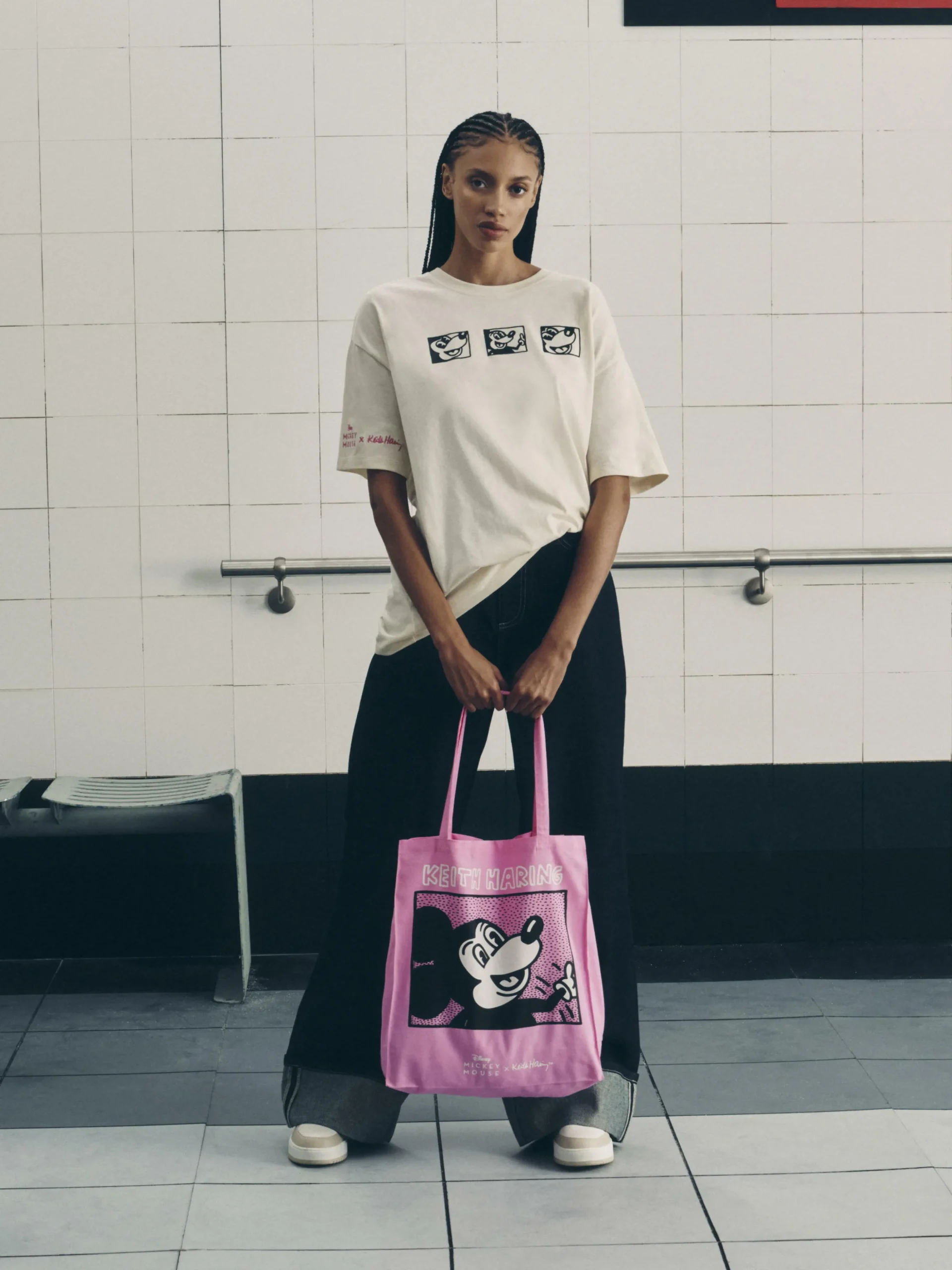 Bolso Tote De Mickey Mouse De Keith Haring x Disney