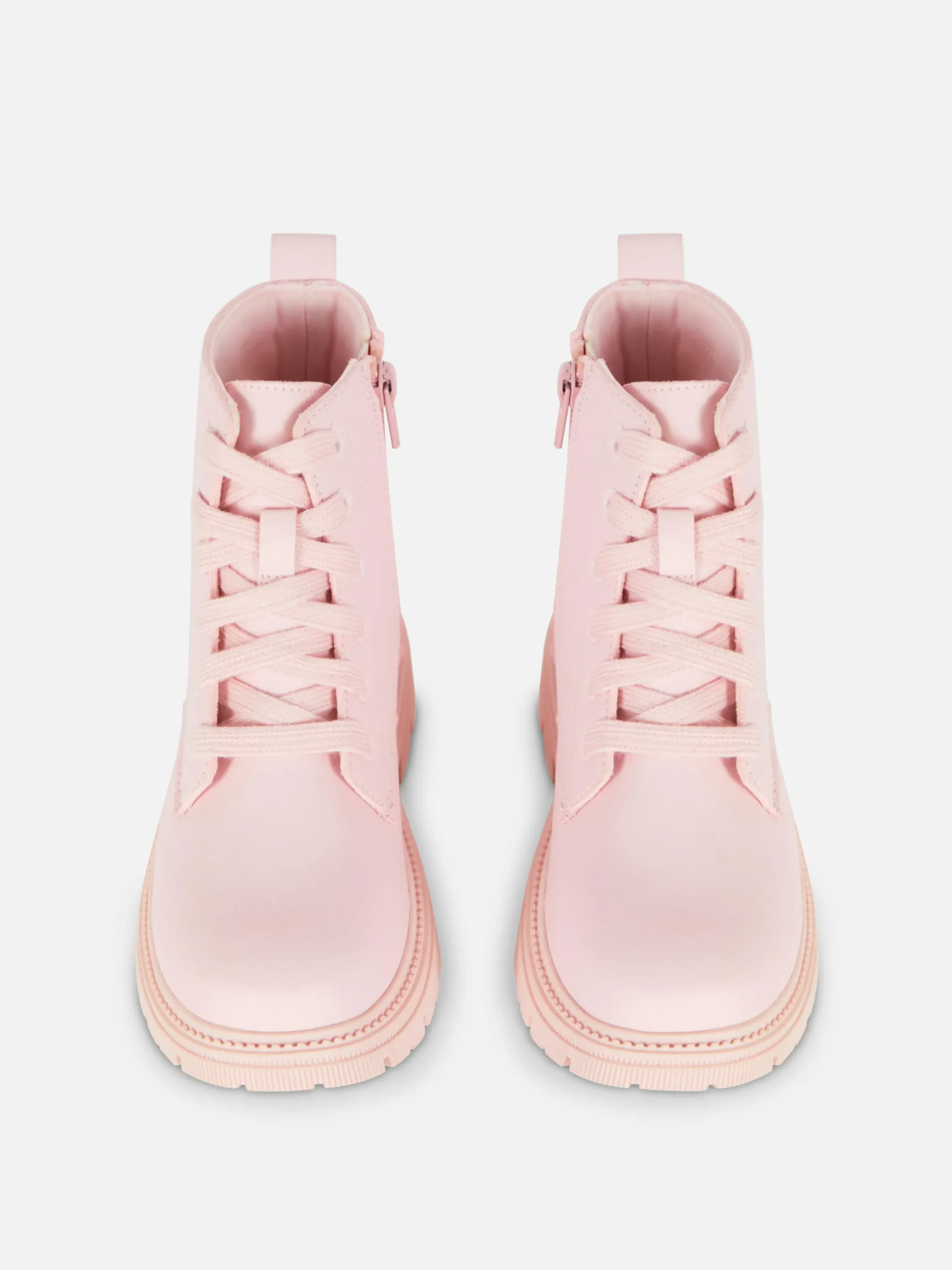 Botas Con Cremallera Y Suela Gruesa