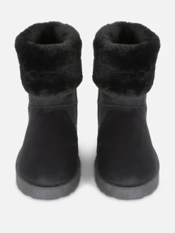 Botas Con Forro De Pelo Sintético