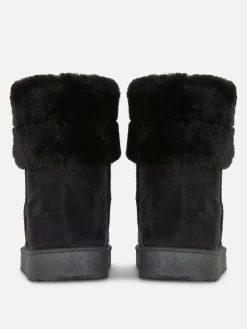 Botas Con Forro De Pelo Sintético