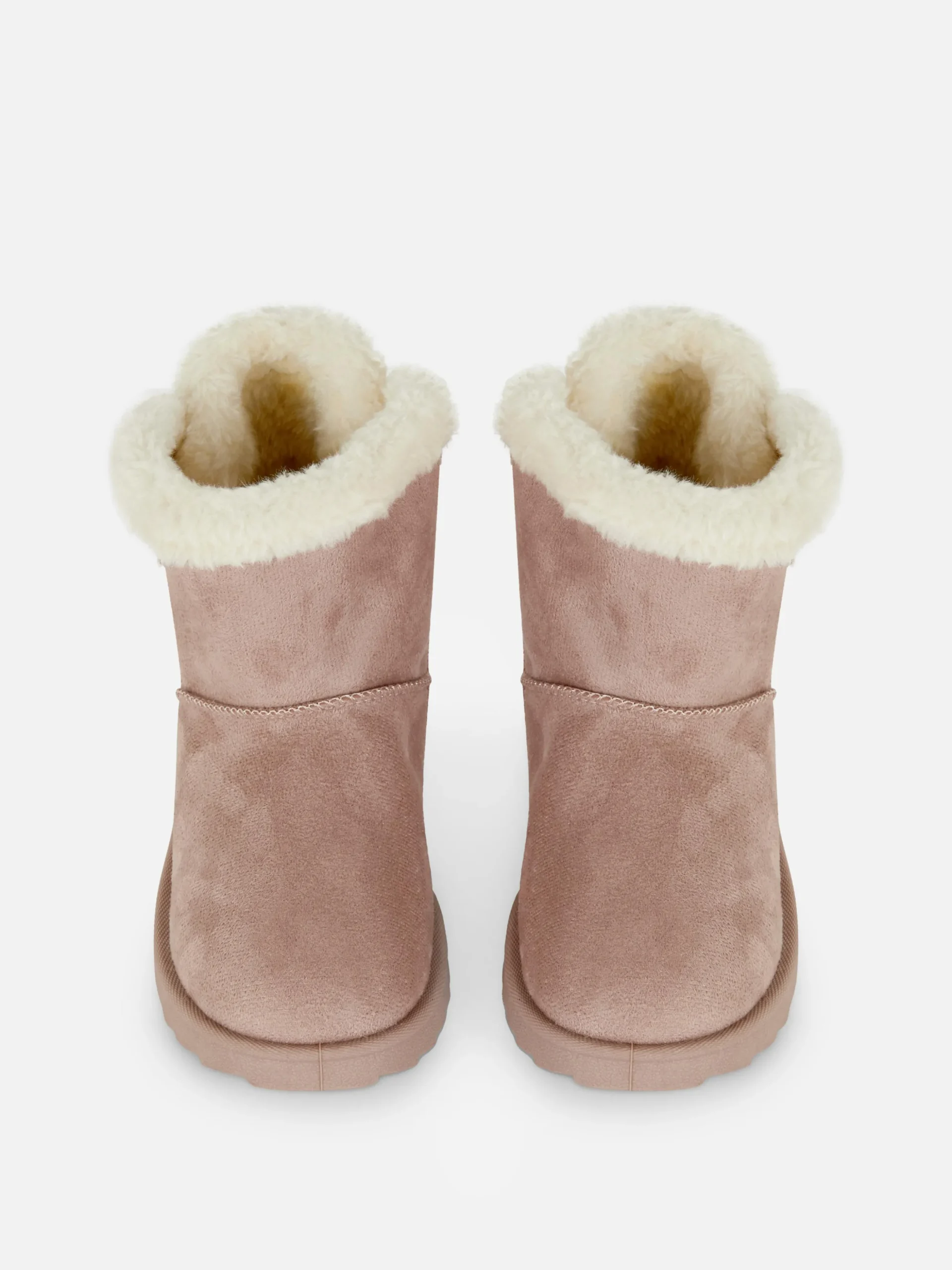 Botas Con Lazo Trasero Y Forro De Felpa