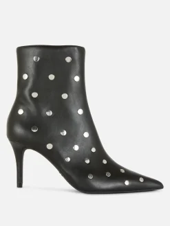 Botas De Tacón De Aguja Y Puntera Afilada