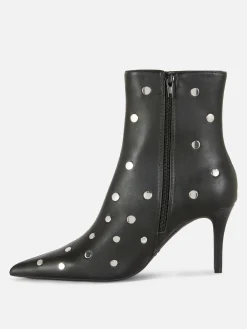 Botas De Tacón De Aguja Y Puntera Afilada