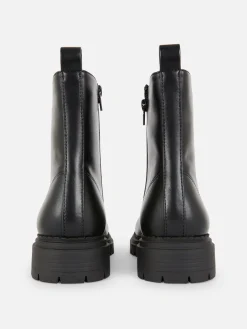 Botas Moteras Con Cordones