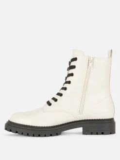 Botas Moteras Con Cordones