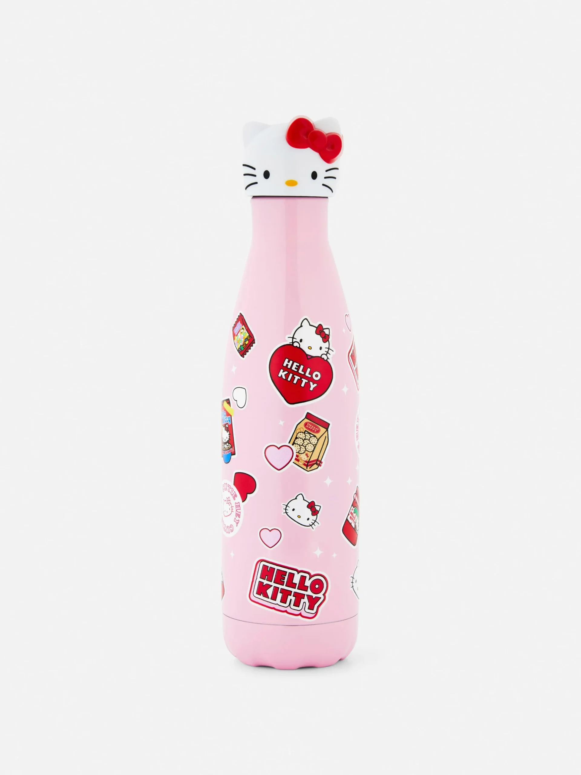 Botella De Agua Con Tapa 3D De Hello Kitty