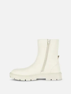 Botines Chelsea Con Cremallera Lateral