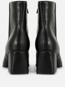 Botines De Tacón Grueso