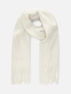 Bufanda Cepillada Con Borlas