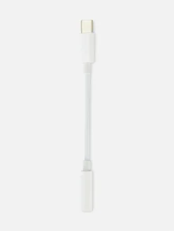 Cable Adaptador De Conector De Audio A USB-C
