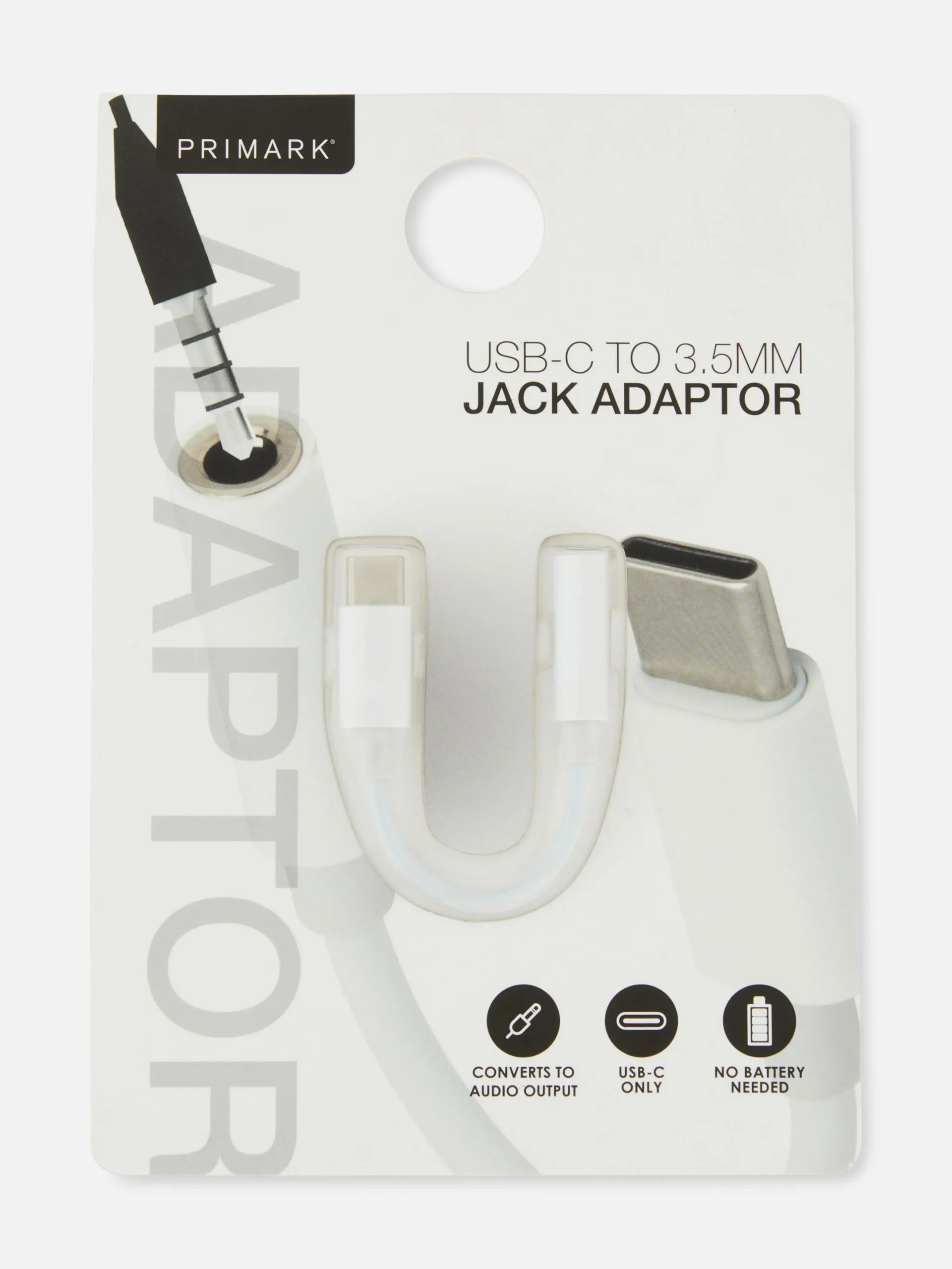 Cable Adaptador De Conector De Audio A USB-C