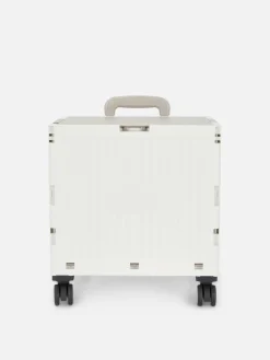 Caja Con Ruedas Y Asa Plegable