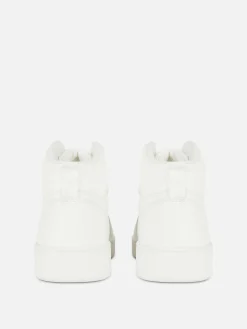 Calzado Deportivo De Caña Alta Con Suela Gruesa