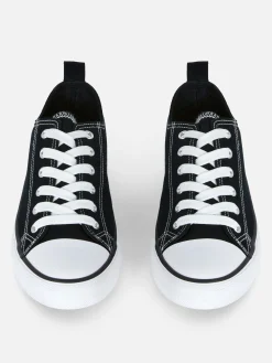 Calzado Deportivo De Lona De Caña Baja Clásicas