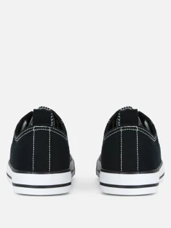 Calzado Deportivo De Lona De Caña Baja Clásicas