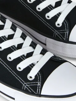 Calzado Deportivo De Lona De Caña Baja Clásicas