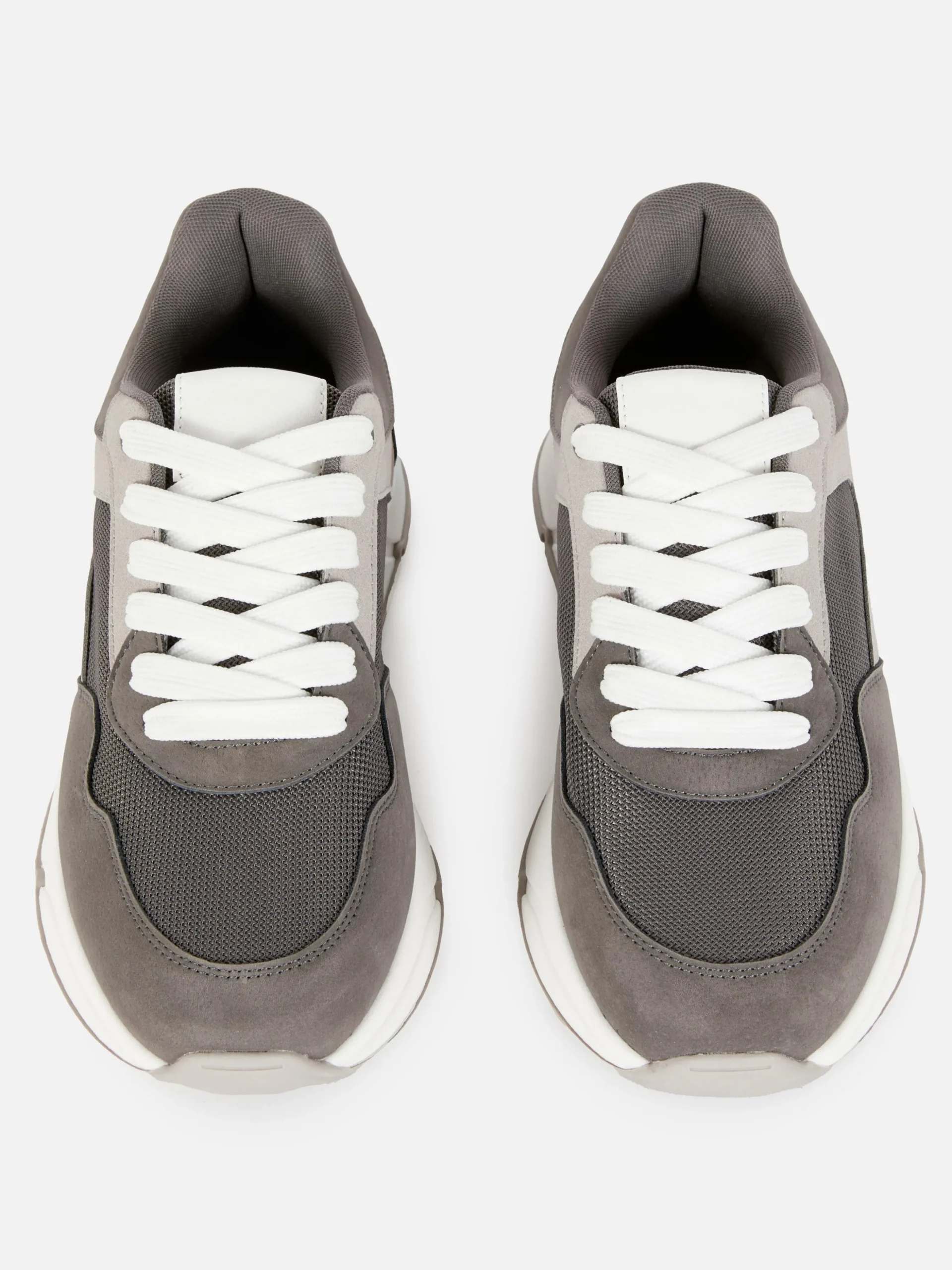 Calzado Deportivo De Suela Gruesa Con Paneles