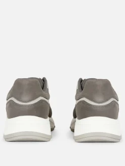 Calzado Deportivo De Suela Gruesa Con Paneles