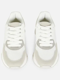 Calzado Deportivo De Suela Gruesa Con Paneles