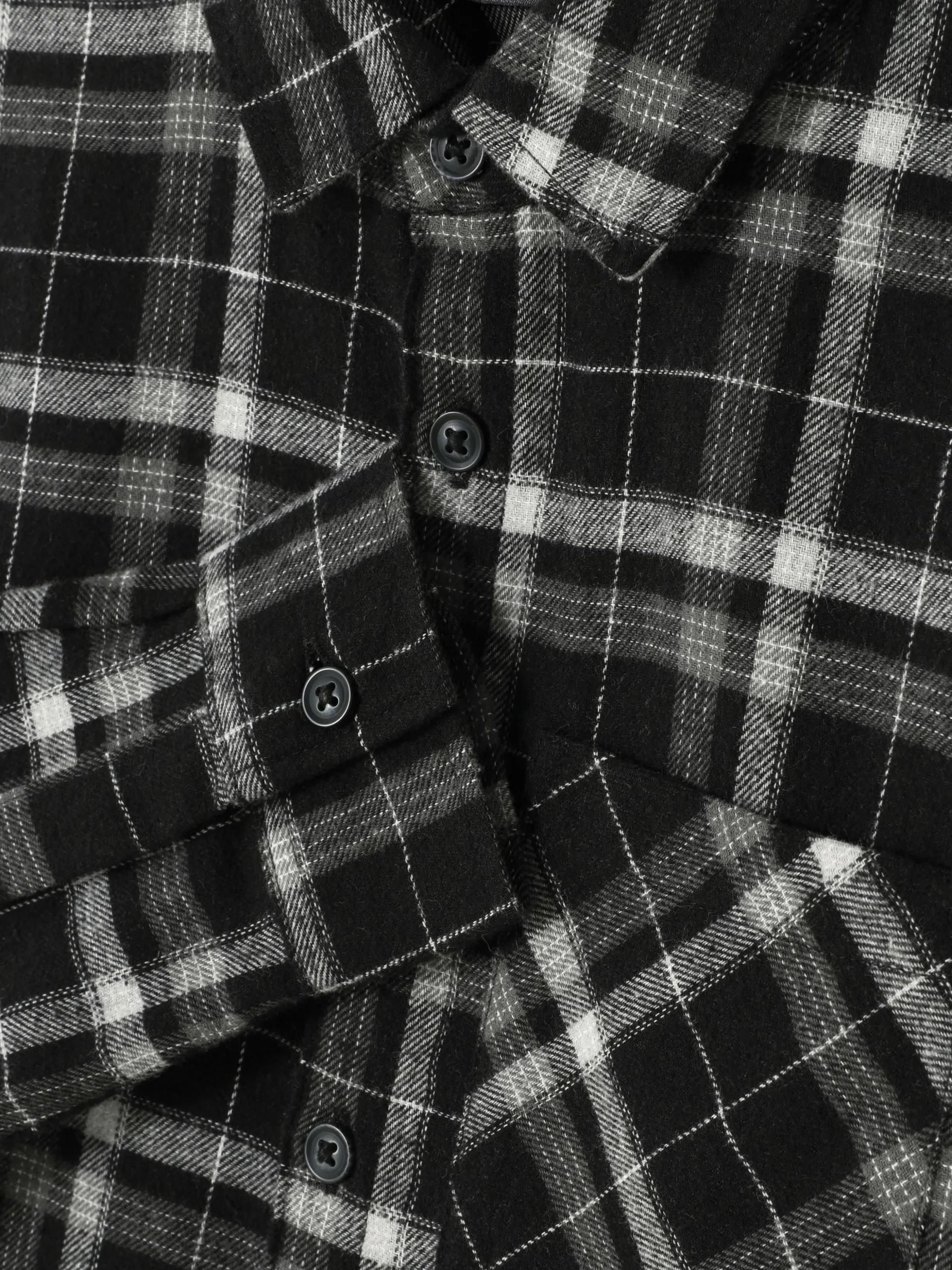 Camisa A Cuadros Con Botones