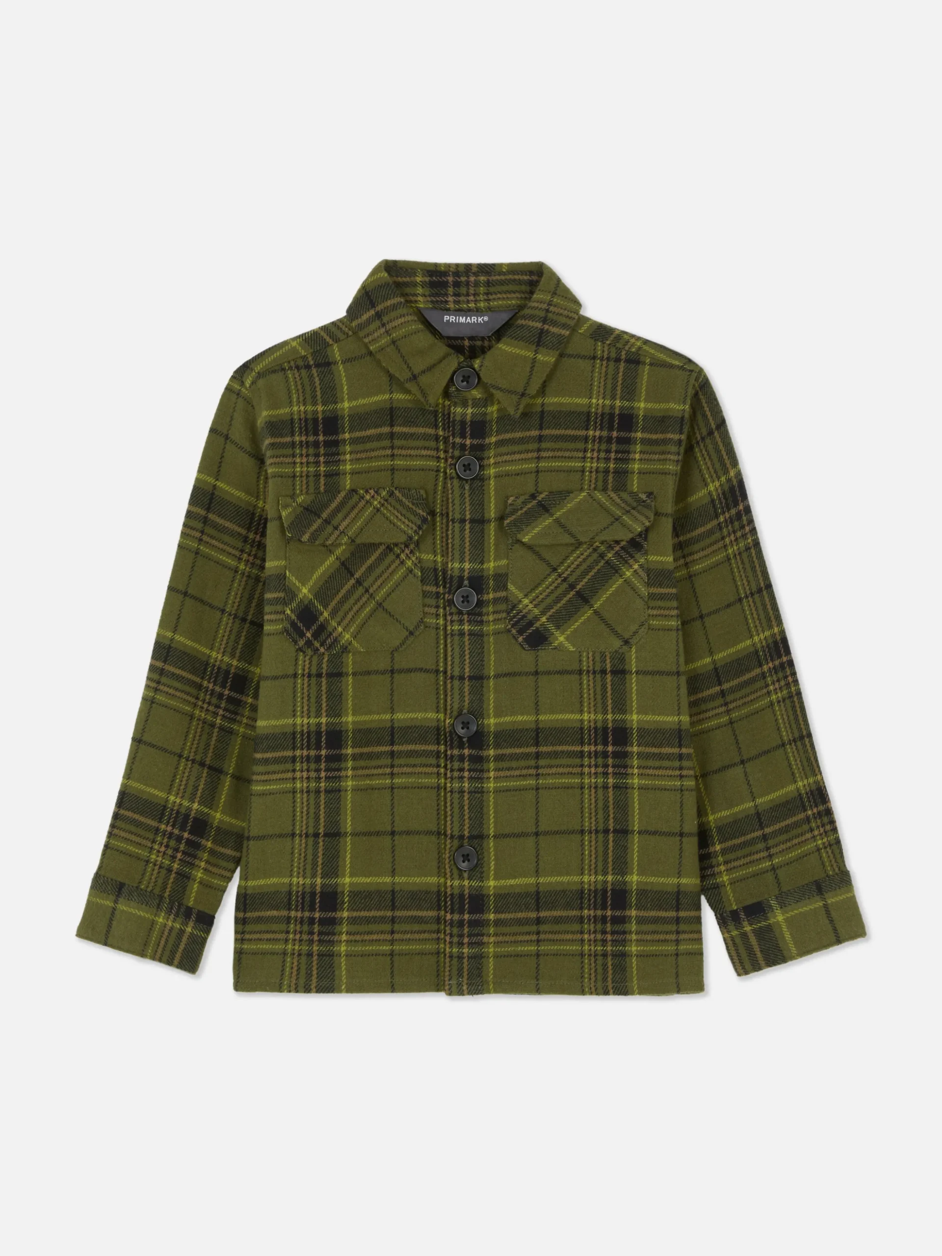 Camisa A Cuadros Con Botones