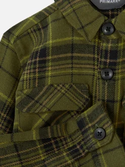 Camisa A Cuadros Con Botones