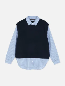 Camisa Con Chaleco 2 En 1