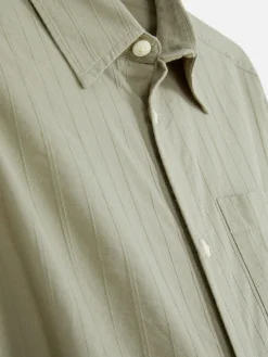 Camisa De Jacquard Con Manga Larga