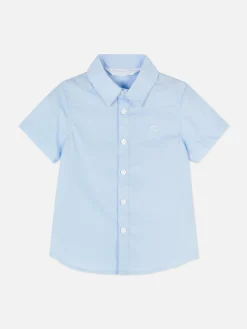 Camisa De Manga Corta De Popelina