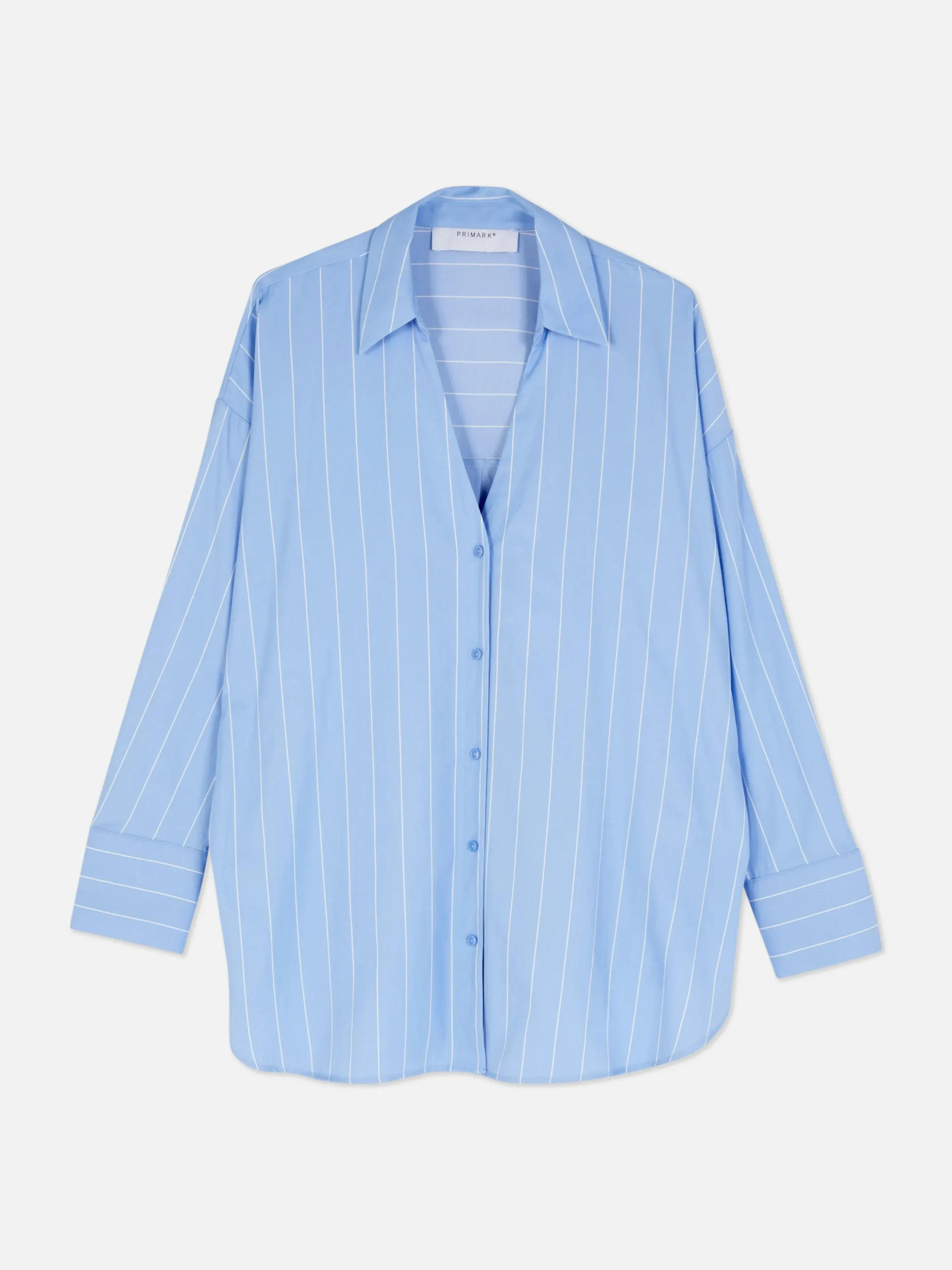 Camisa De Popelina De Corte Oversize