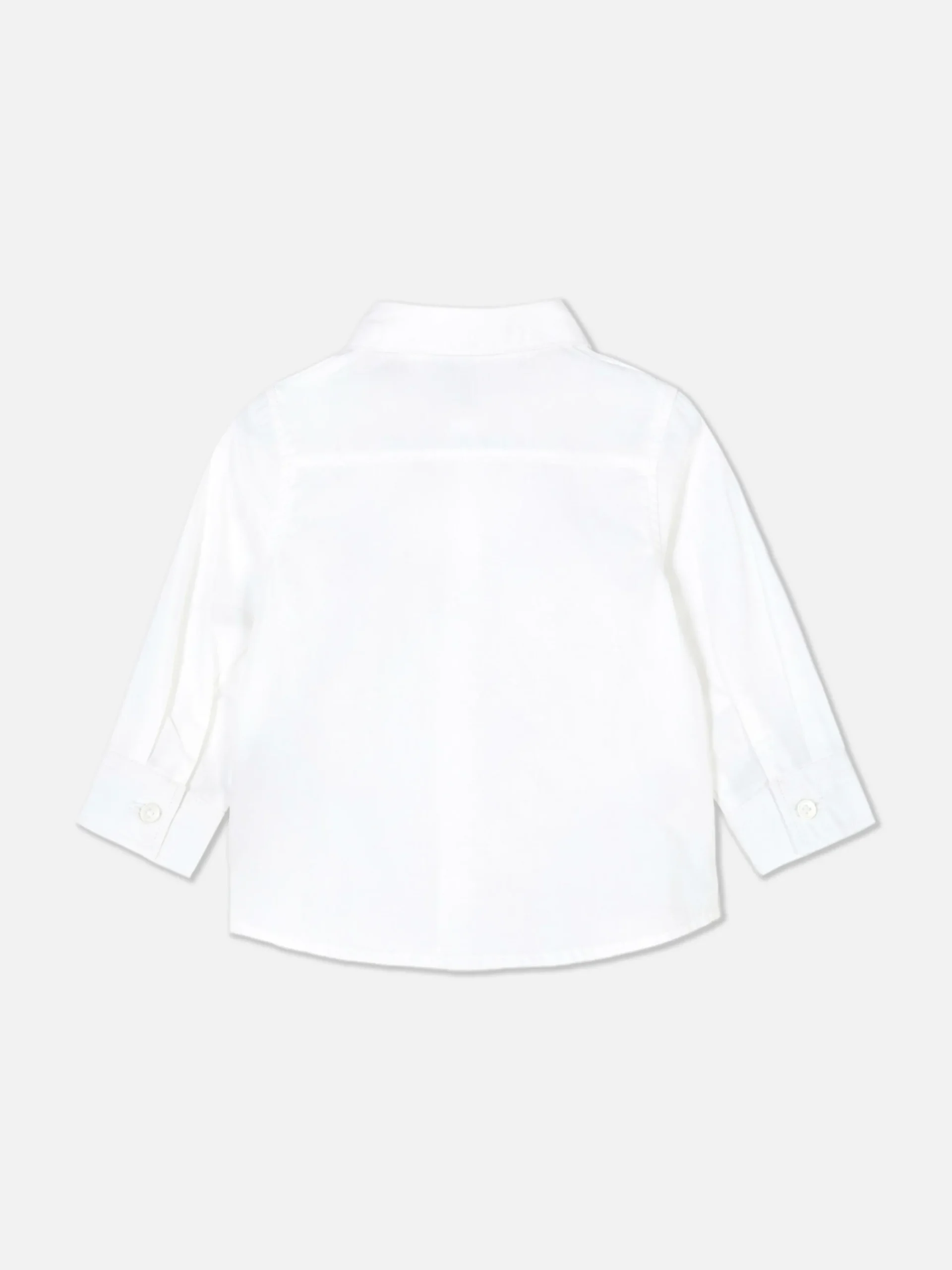 Camisa De Popelina De Manga Larga