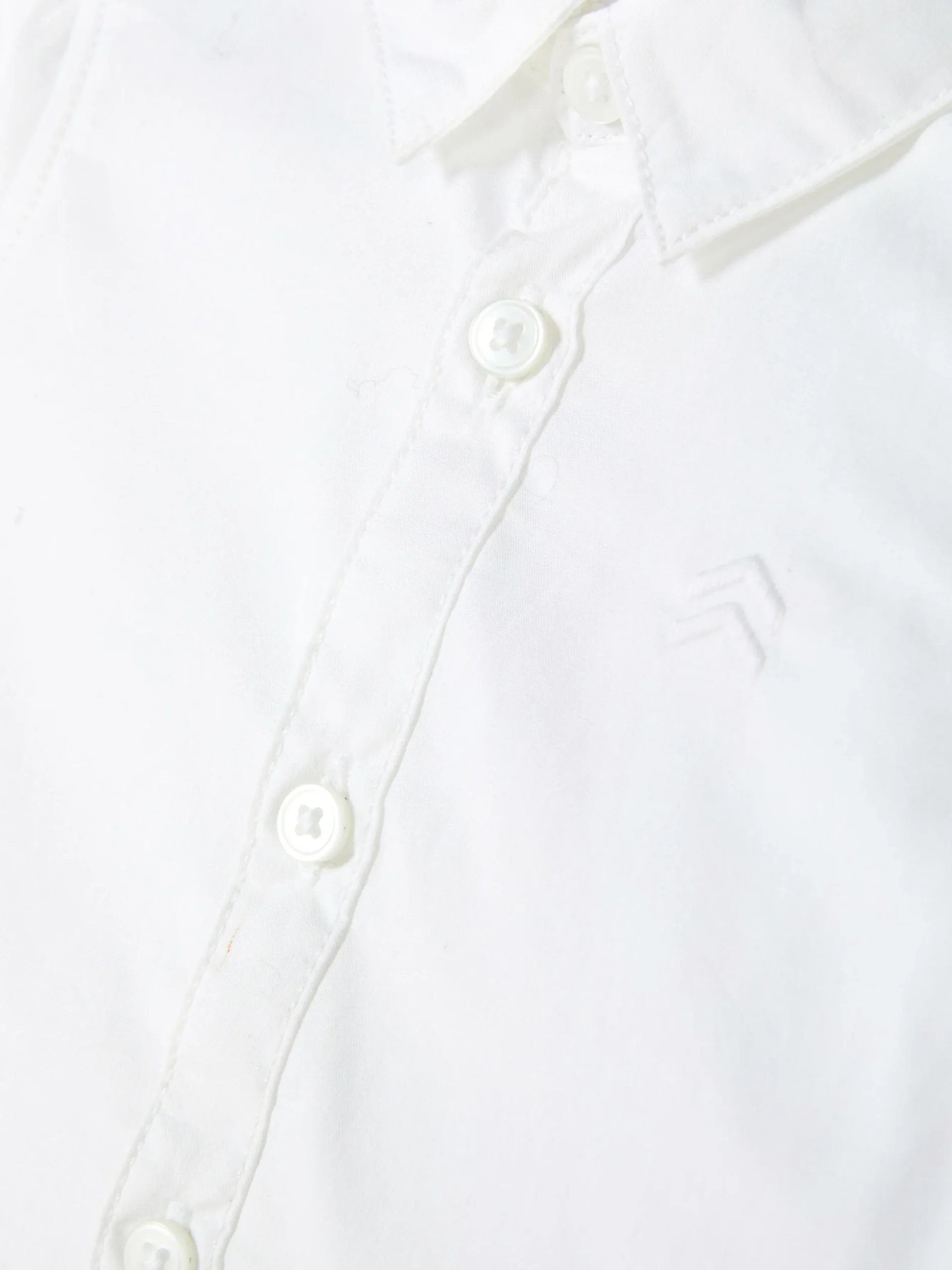 Camisa De Popelina De Manga Larga