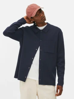 Camisa De Punto Con Corchetes