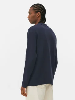 Camisa De Punto Con Corchetes