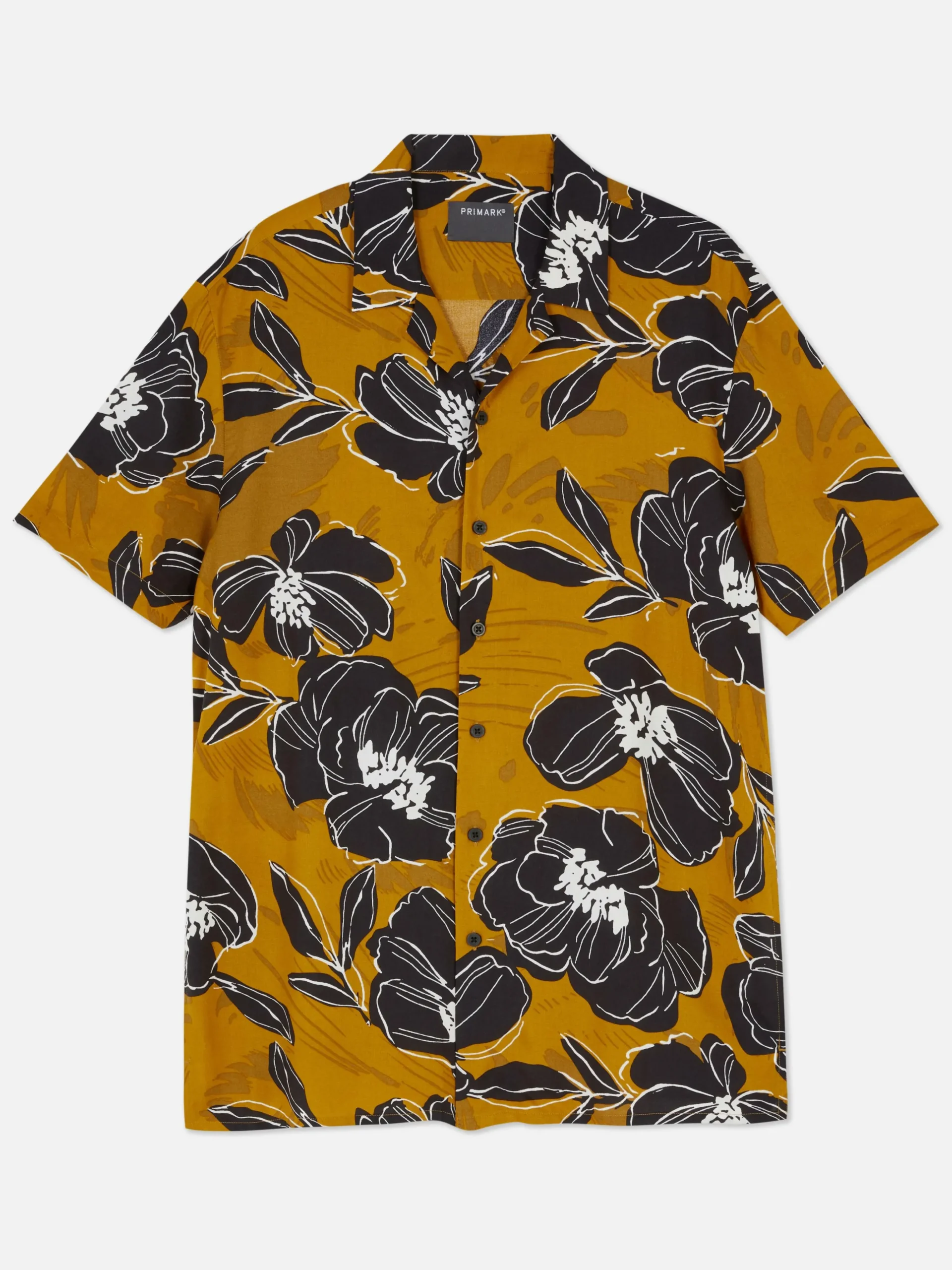 Camisa Floral De Manga Corta