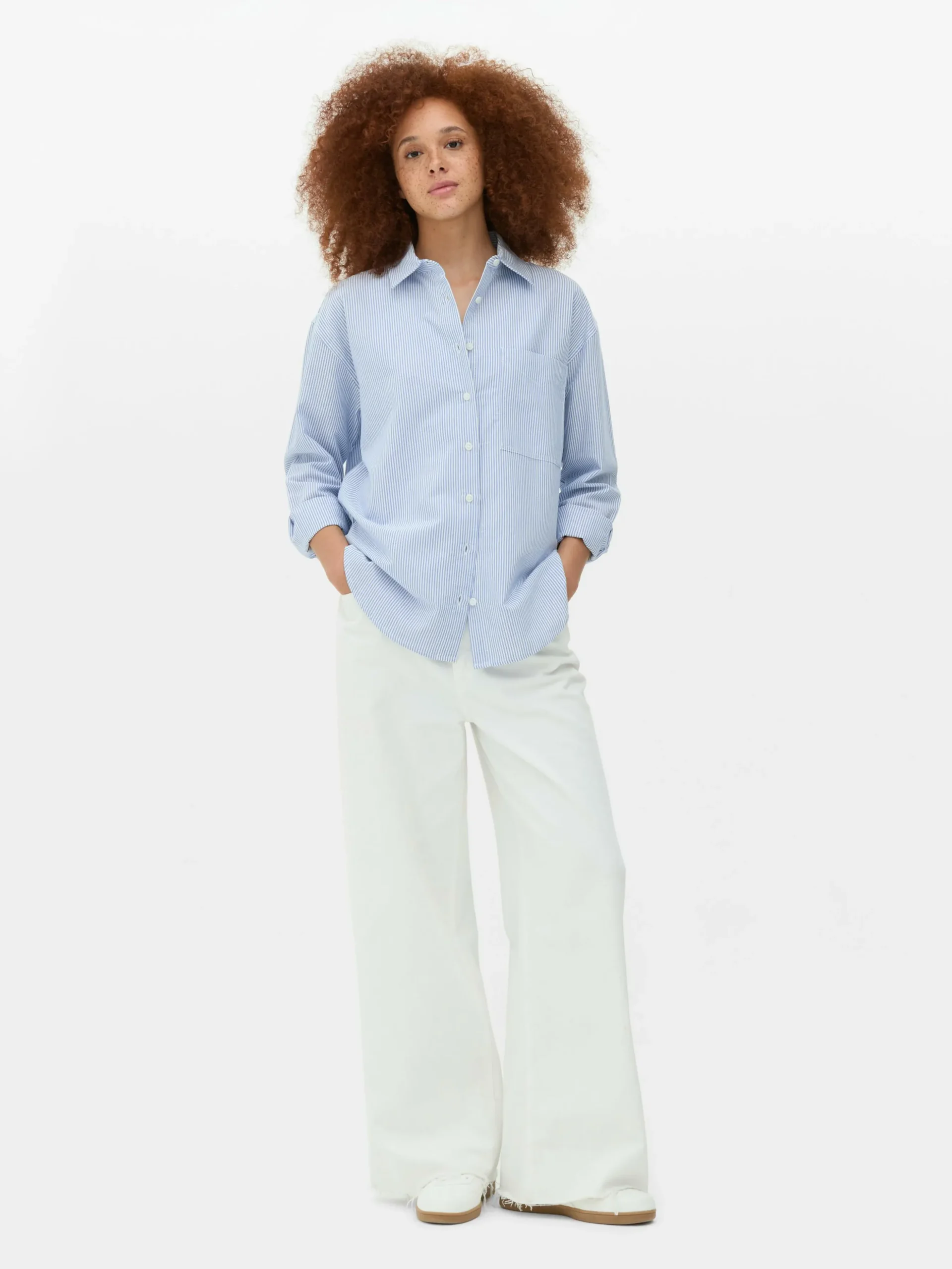 Camisa Oxford A Rayas