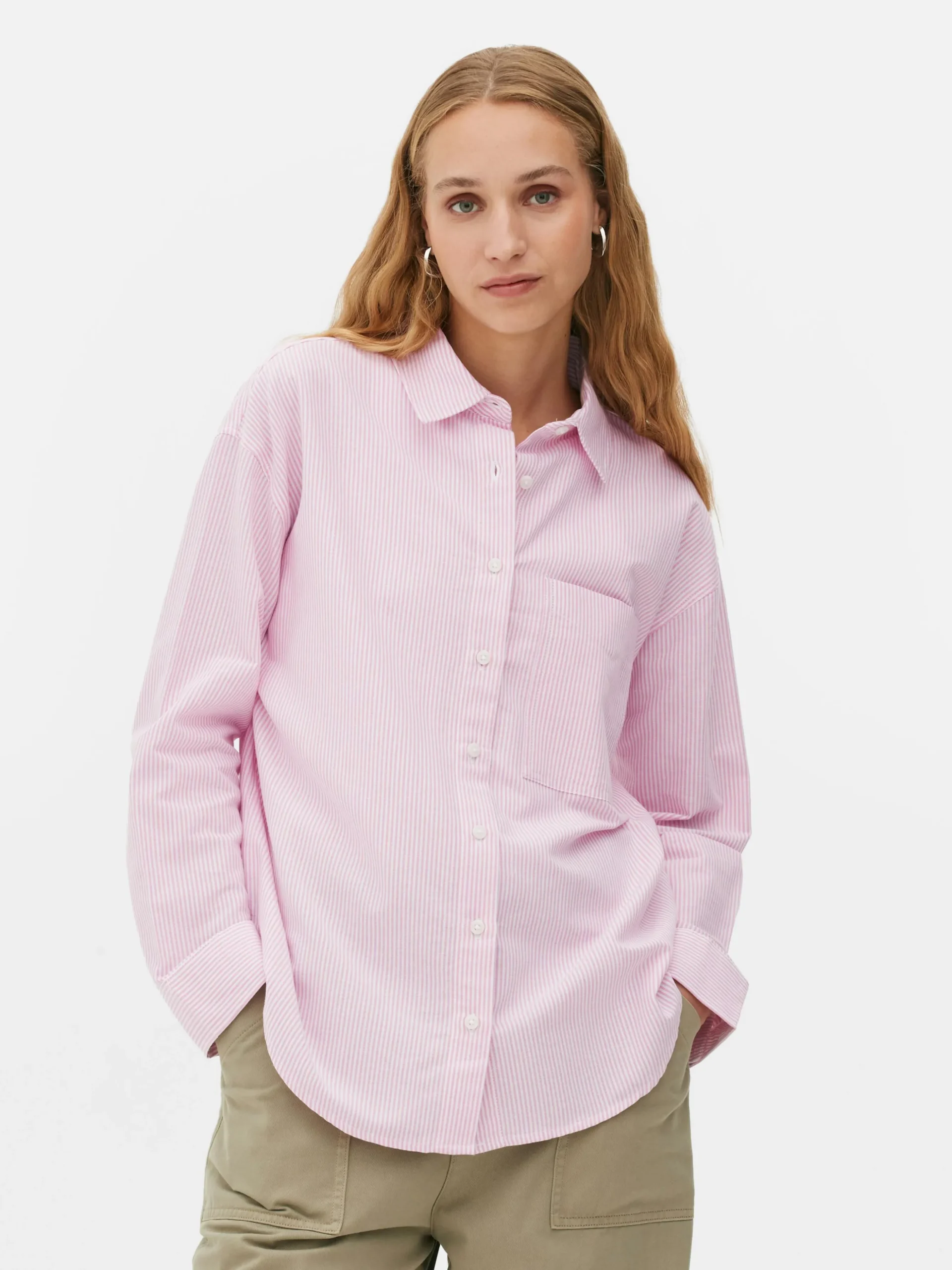 Camisa Oxford A Rayas