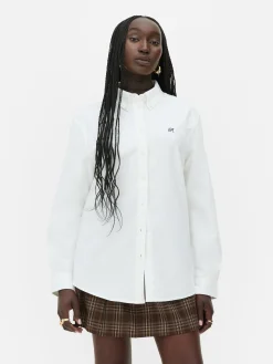 Camisa Oxford Abotonada De Rita Ora