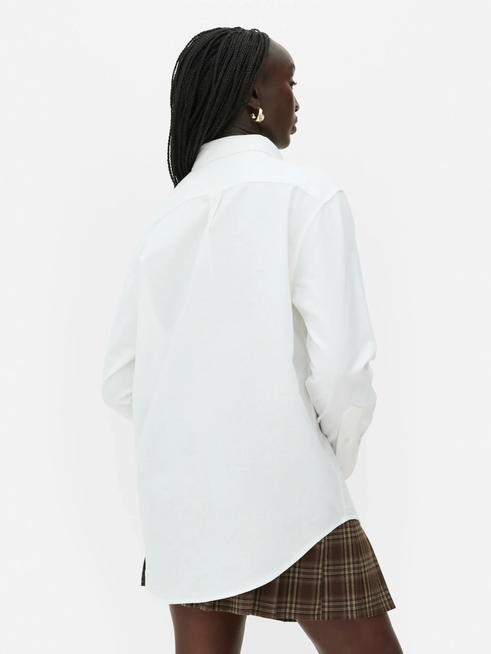 Camisa Oxford Abotonada De Rita Ora