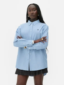 Camisa Oxford Abotonada De Rita Ora