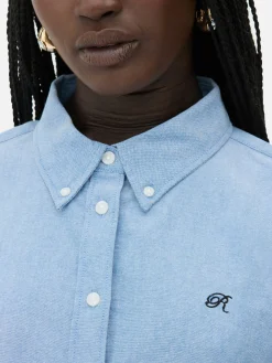 Camisa Oxford Abotonada De Rita Ora