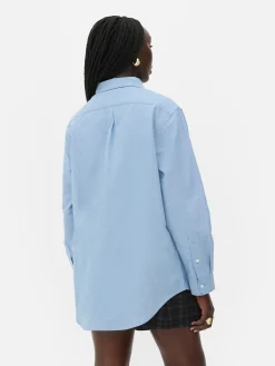 Camisa Oxford Abotonada De Rita Ora