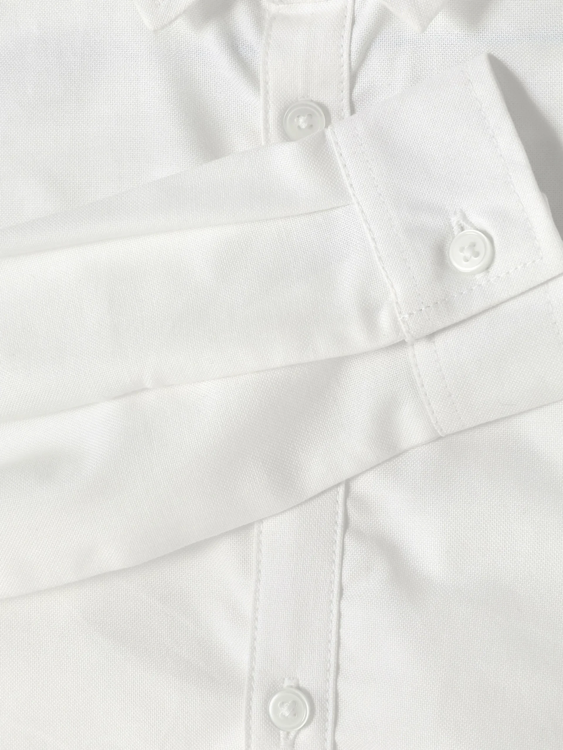 Camisa Oxford De Manga Larga Para Niño Pequeño