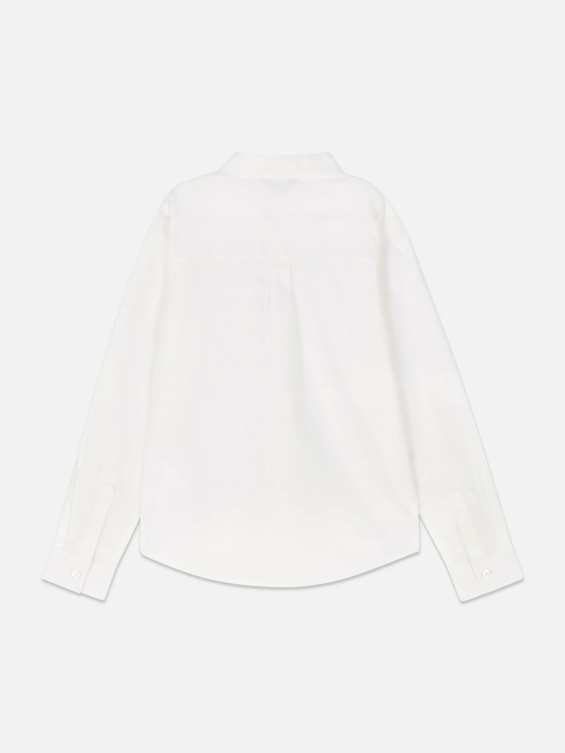 Camisa Oxford De Manga Larga Para Niño Mayor