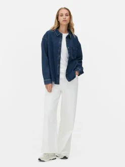 Camisa Vaquera De Corte Holgado