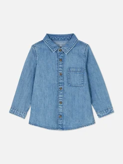 Camisa Vaquera De Manga Larga