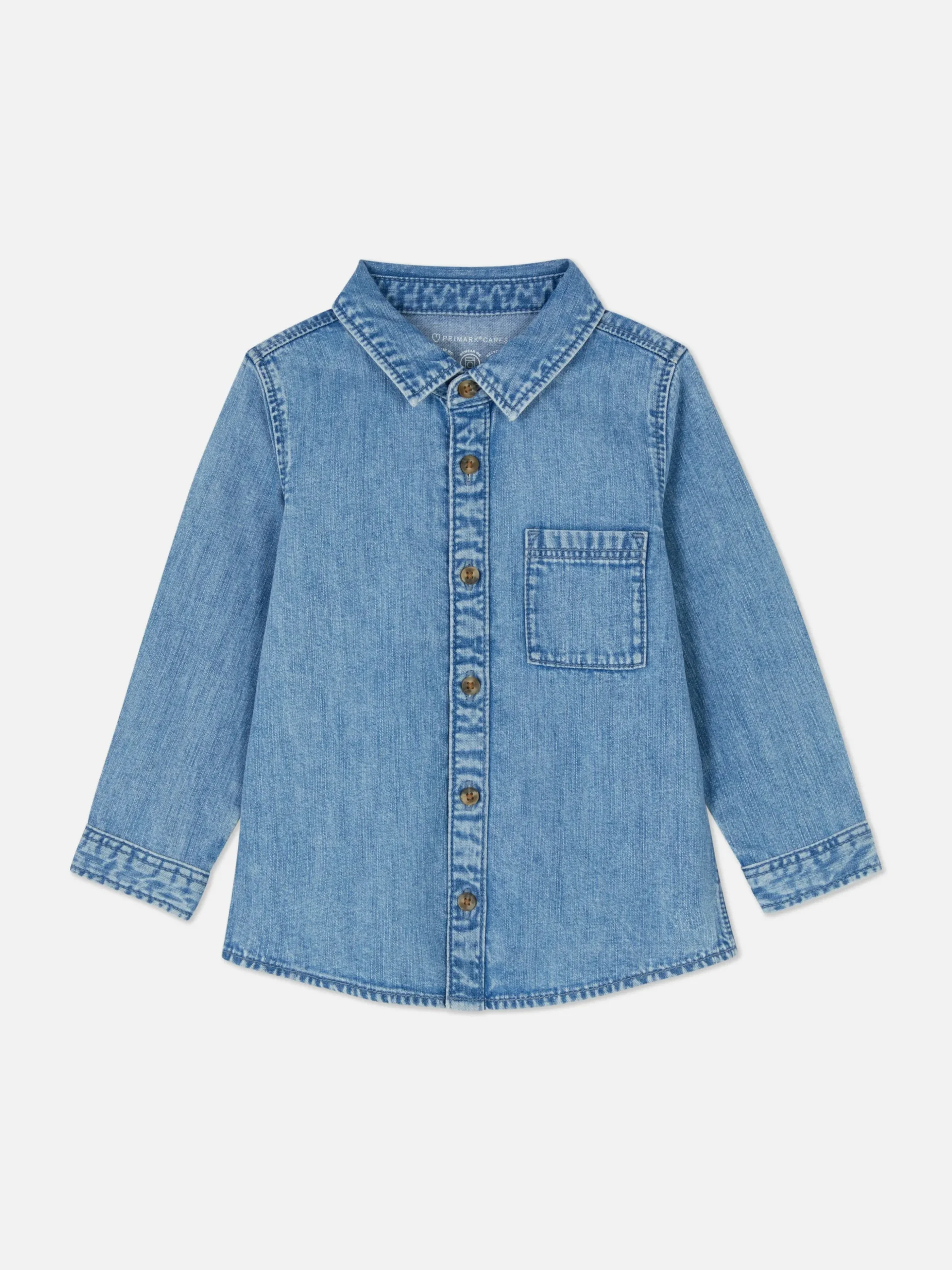 Camisa Vaquera De Manga Larga